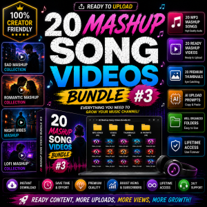 20 Mashup song Videos Bundle #3