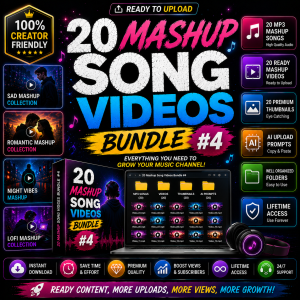 20 Mashup song Videos Bundle #4