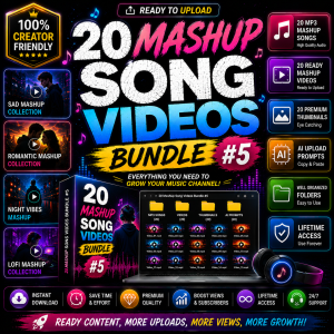 20 Mashup song Videos Bundle #5