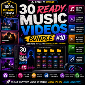 30 Ready Music Videos Bundle #10