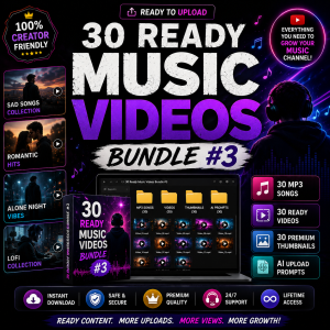 30 Ready Music Videos Bundle #3