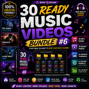 30 Ready Music Videos Bundle #6