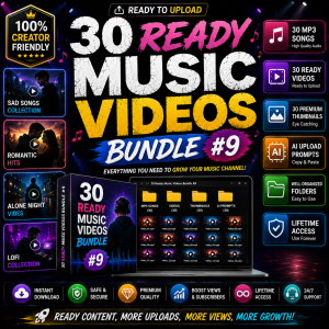 30 Ready Music Videos Bundle #9